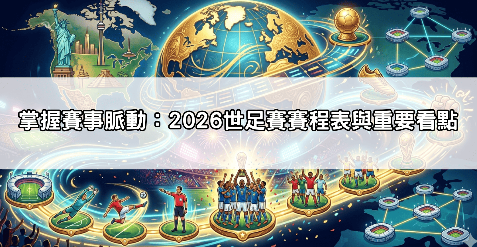 掌握賽事脈動：2026世足賽賽程表與重要看點